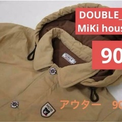 90cm ダブルビー　男の子　コート　の画像