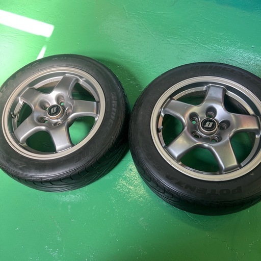 R32  純正16インチアルミホイール スカイライン 2本