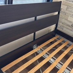 【IKEA】ダブルベットフレームの画像
