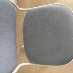 ÖRFJÄLL オルフィエル 回転チェア, ホワイト/ヴィースレ ライトグレーの画像