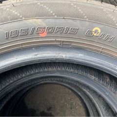 DUNLOP 185/60R15 25年製 夏タイヤの画像