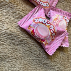 マカロンクッキー いちご味の画像