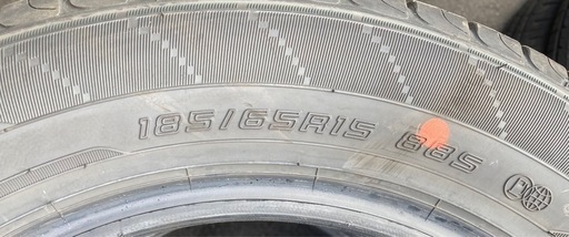 バリ溝！DUNLOP 185/65R15 25年製 夏タイヤ