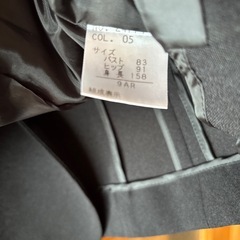 レディース　パンツスーツ　9号黒の画像