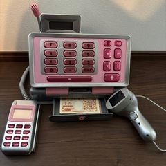 レジのおもちゃ&お金セットの画像