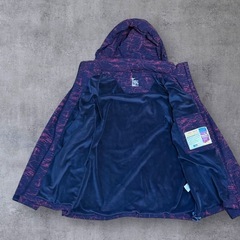 NIKE 防水透湿 ナイロン アウトドアジャケット 2XL 防寒 裏起毛の画像