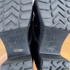 卒業式     入学式 フォーマル ブーツ ヒール ブラックSの画像