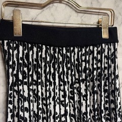 プリーツスカートレオパードの画像