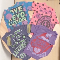 130cm　 Tシャツ　8点まとめ売り　キッズ服　子供服　女の子　ガールズの画像