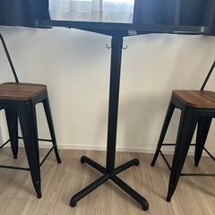 【急募・今日取りに来ていただける方】カフェテーブル・イスセットの画像