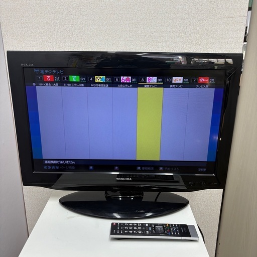 ⭐️TOSHIBA⭐️液晶テレビ 2012年 26インチ リモコン付き 大阪市近郊配送無料