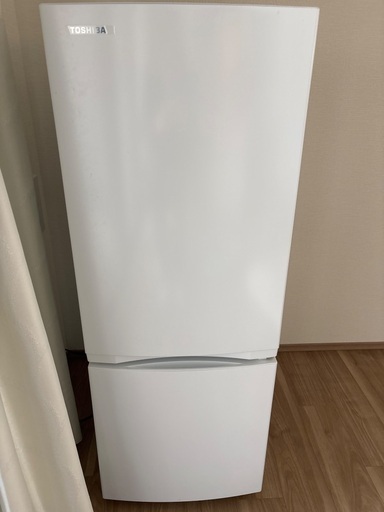 東芝　GR-T15BS(W)　冷蔵庫　2ドア冷蔵庫　153L