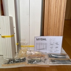IKEA MYDAL 白色 ２段ベッドの画像