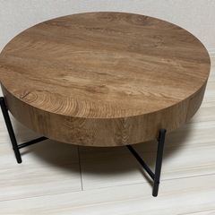 木目調  センターテーブルの画像