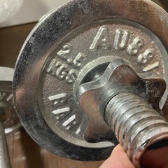 金属製 ダンベル 5kg✖️2 の画像