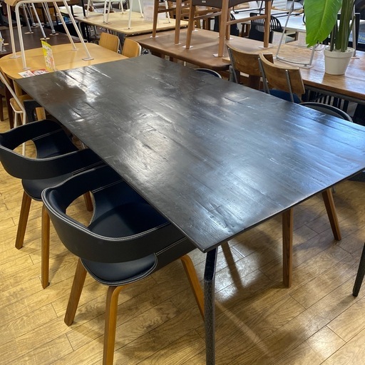 3/12値下げしました?廃盤品?KARE 【カレ】ダイニング5点セット バグ ダイニングテーブルセット テーブル  4人掛け 食卓テー
