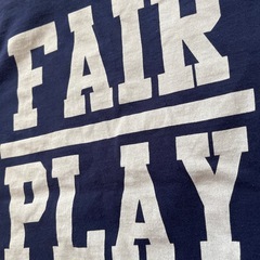 120 ZARAネイビー　英字ロゴ　ロンTの画像