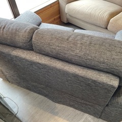 配達可【2人掛けソファ】クリーニング済み【管理番号0223】野の画像