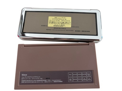 hince and 3CE アイシャドウパレット 2点セット