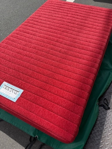 【決まりました】大101 FRANCE BED セミダブル 脚付き RED フランスベッド ORIGINAL