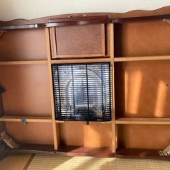 猫脚こたつテーブルの画像