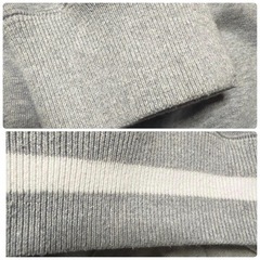 PATTA パタ プルオーバースウェット グレー コットン Pロゴ Lサイズの画像