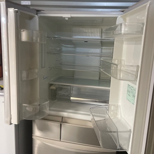 Panasonic 2015年製6ドアトップユニット冷蔵庫 NR-FVM470S (中古店不