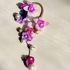イヤーフック ハンドメイド 卒業式・入学式に◎ 一点物の画像