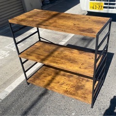 A818♦️ニトリ 3段 シェルフ W900×D400×850mmの画像