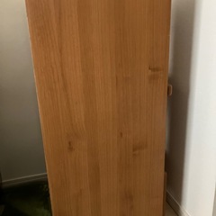 キャスター・コンセント・スライドボード付き棚の画像