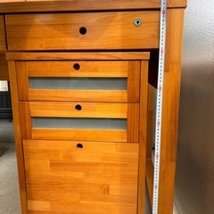 レトロな学習机の画像