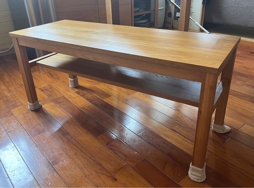 無印良品　ダイニングチェア　木製ベンチ