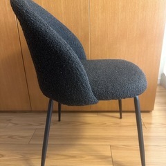 ダイニングチェア　ブラックの画像