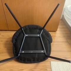 ダイニングチェア　ブラックの画像