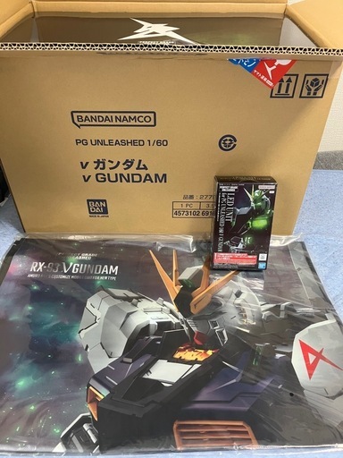 【お取引先決定】PG UNLEASHED 1/60 νガンダム＋LEDユニット、限定バッグ