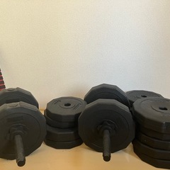 créer ダンベル 可変式 ※40kg バーベルの画像