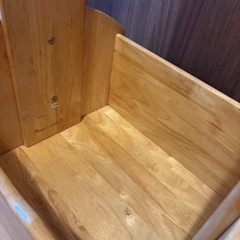 ハンガーラック　木製の画像