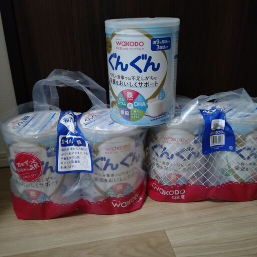 【未開封】WAKODO ぐんぐん 粉ミルク5缶セット