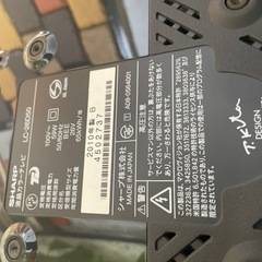 26インチテレビとDVDプレイヤー 2010年式　SHARP の画像