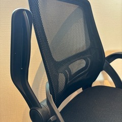 【東大阪市 長田】黒 デスクチェア／美品の画像