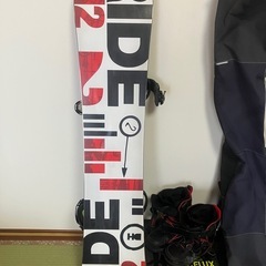 RIDE 149cm スノーボード 豪華フルセット★ブーツ25cm FLUX オークリー付の画像