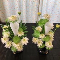 みやび灯（白一対）の画像