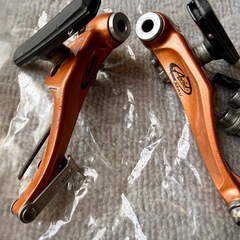 ☆新品未使用avid speed dial ti前後ブレーキレバー と中古品 avid Vbrake mag前後セット☆の画像