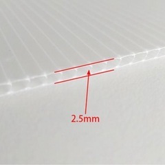 プラベニヤ 半透明 厚2.5mm 910mm×1820mm 20枚入梱包 / 養生 シート 壁 床 引越し 下敷き材 窓 目隠し 台風 断熱 結露 防寒 プラダン プラベニ プラベニアの画像