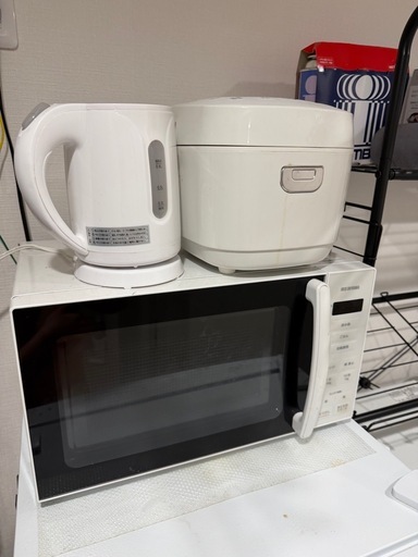 【最終値下げ】一人暮らしの家電一気にお譲り！全5点➕1
