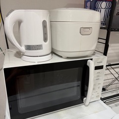 一人暮らしの家電一気にお譲り！全5点➕1の画像