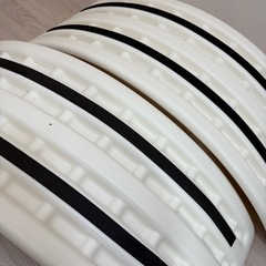 バランスボード　ホワイト　2点セットの画像