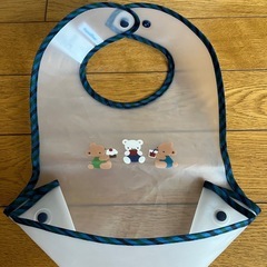 新品自宅保管ファミリア食事エプロンの画像