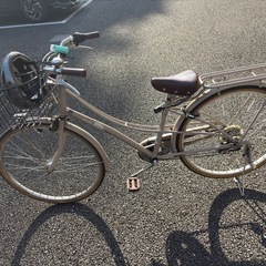 【取引中】大人用自転車　6段階ギアチェンジ　サビあり　すぐ乗れますの画像