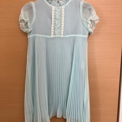 卒園式　入学式　結婚式　女児水色ドレスの画像